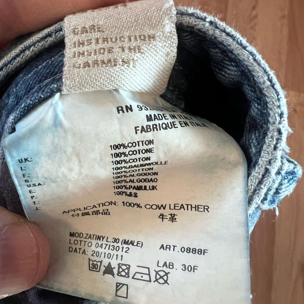 Diesel Jeans 33/30 Made in Italy - Picture 10 of 10